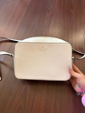 kate spade Cream Leather Crossbody bag